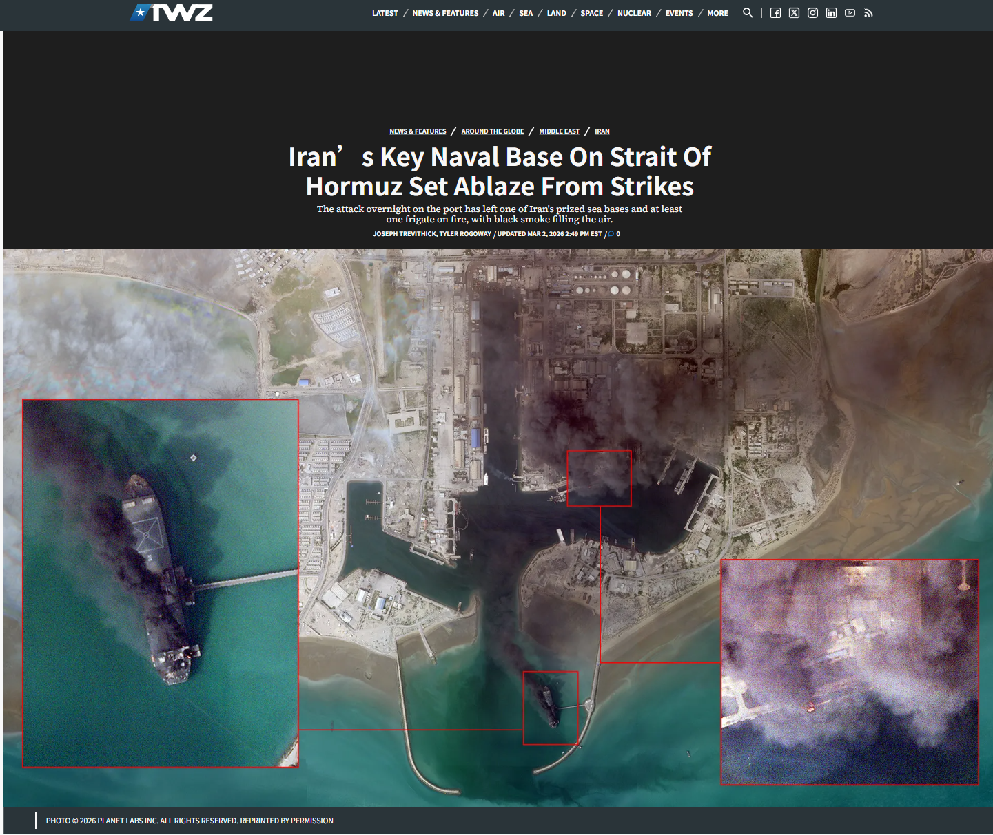 海星体育直播-全球最大战舰——伊朗海军马卡兰号被击沉，怎么这又是港内沉没？